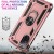 Samsung Galaxy A03S Ring Armor Cover Rosegold