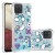 Samsung Galaxy A12 Glitter Liquid Case - Unicorn Blue