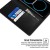 Samsung Galaxy A34 Bluemoon Wallet Case Black