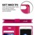 Apple iPhone 13 Mini Case Hanman Wallet Cover Hot Pink