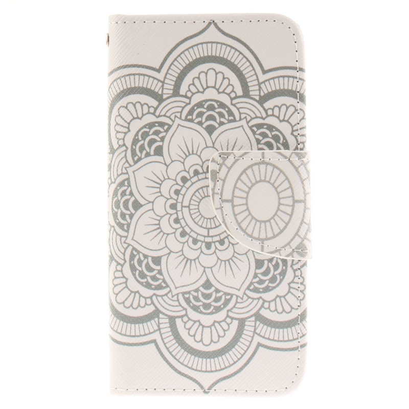 iPod Touch (5th/6th Generation) Wallet Case |White Mandala