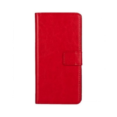 OnePlus 6 PU Leather Wallet Case Red