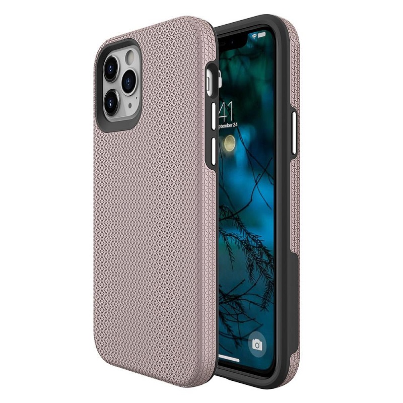iPhone 12 / 12 Pro Dual Layer Rockee  Cover Rosegold