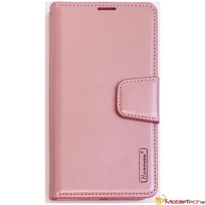 iPhone XS Case Hanman Wallet Cover RoseGold