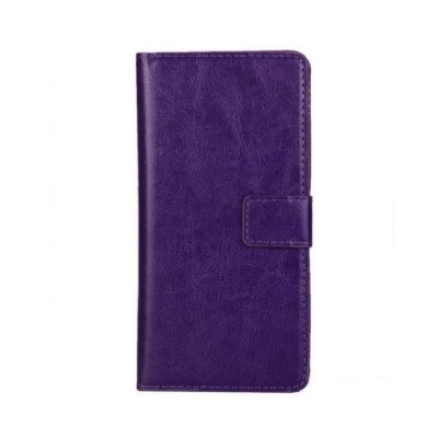 Samsung Galaxy A5(2015) PU Leather Wallet Case Purple
