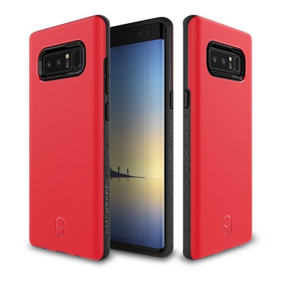 Samsung Galaxy Note 8 Patchworks LEVEL ITG  Series Cover Red/Black