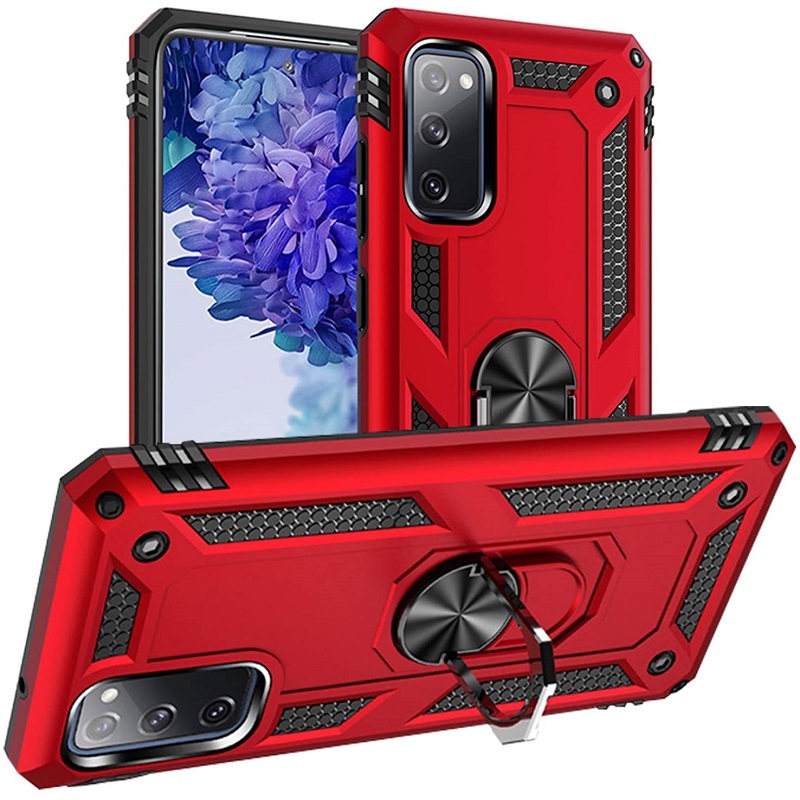 SUPREME RED CREAM LOGO Samsung Galaxy S21 FE Case