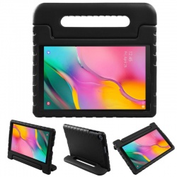 Samsung Galaxy Tab A7 10.4 (2020) Case for Kids Rubber shock Proof Cover with Handle Stand | Black