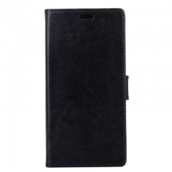 Nokia 3 PU Leather Wallet Case Black