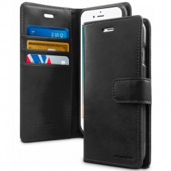 iPhone SE (2nd Gen) and iPhone 7/8 Case Bluemoon Wallet- Black