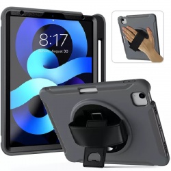 Samsung Galaxy Tab A Case 10.1(2019) SM-T510 Shockproof Cover With Starp Holder| Grey