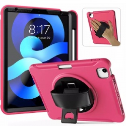 Samsung Galaxy Tab A-8.0 (2019) SM-T290 Shockproof Cover With Strap Holder| Pink