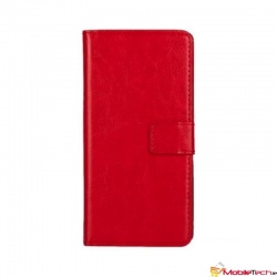 Xiaomi Redmi 13c Leather Wallet Case  Red