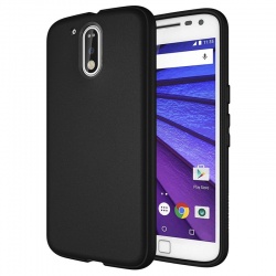 Motorola G4 Plus  Silicon Cover Black