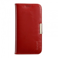 iPhone SE(2nd Gen) and iPhone 7/8 Case Genuine Leather Wallet- WineRed