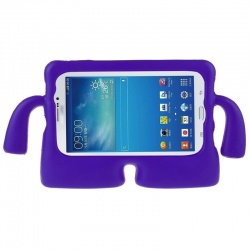 iPad 10.2 Inch 2019 / iPad 10.5 inch Case  for Kids Shock Proof Cover with Carry Handle Purple