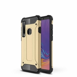 Samsung Galaxy A9(2018) Dual Layer Hybrid Soft TPU Shock-absorbing Protective Cover Gold