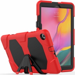 Samsung Galaxy Tab A-8.0 (2019) SM-T290 Shockproof Cover With Kickstand | Red
