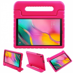 Samsung Galaxy Tab A7 10.4 (2020) Case for Kids Rubber shock Proof Cover with Handle Stand | Pink