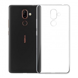 Nokia 7 Plus Silicon Clear Cover